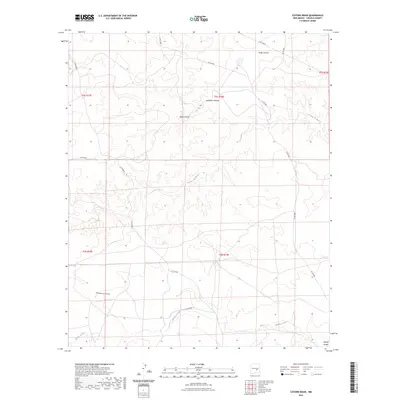 2023 Map of Cistern Draw, 2023 Print