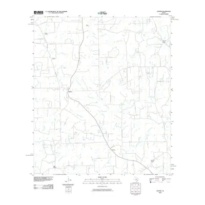 2010 Map of Cistern, 2010 Print