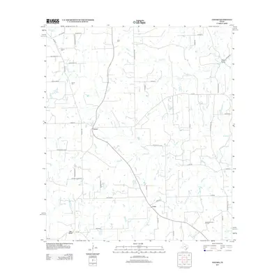 2013 Map of Cistern, 2013 Print