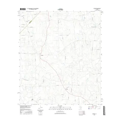 2016 Map of Cistern, 2016 Print