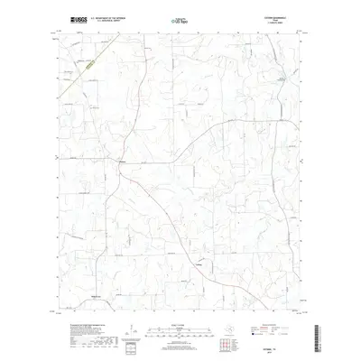 2019 Map of Cistern, 2019 Print