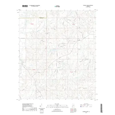 2018 Map of Citronelle West, 2018 Print
