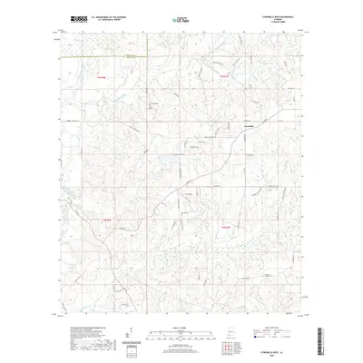 2020 Map of Citronelle West, 2020 Print