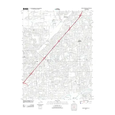 2012 Map of Citrus Heights, 2012 Print