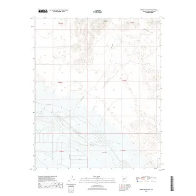 2018 Map of Citrus Valley East, 2018 Print