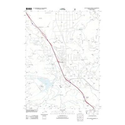 2012 Map of City of Mount Shasta, 2012 Print