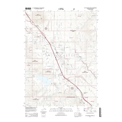2015 Map of City of Mount Shasta, 2015 Print