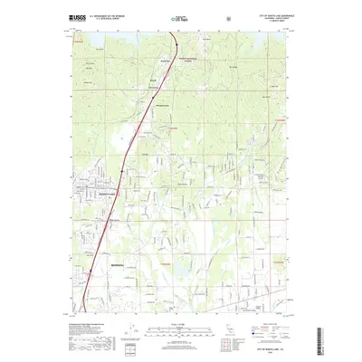2018 Map of City of Shasta Lake, 2018 Print