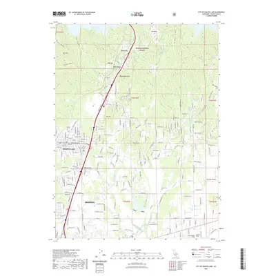2022 Map of City of Shasta Lake, 2022 Print
