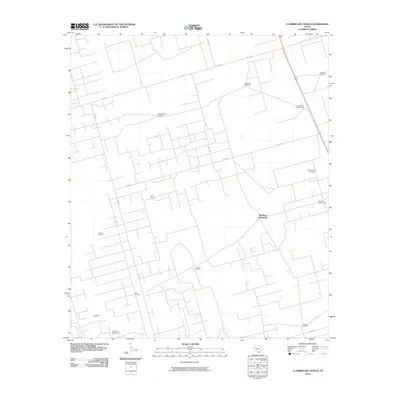 2010 Map of Clabber Hill Ranch, 2010 Print