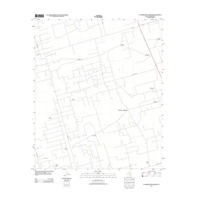 2012 Map of Clabber Hill Ranch, 2012 Print