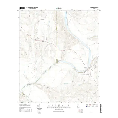 2014 Map of Claiborne, 2014 Print