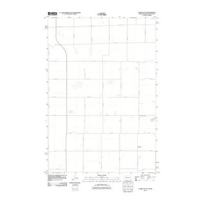 2011 Map of Claire City NE, 2011 Print