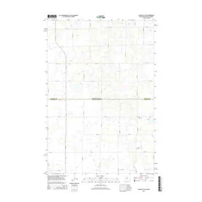 2014 Map of Claire City NE, 2014 Print