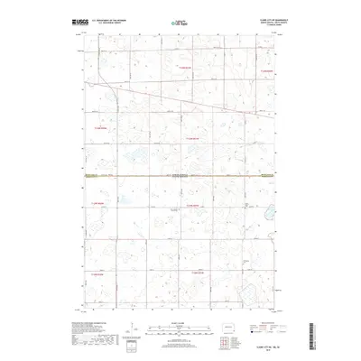 2018 Map of Claire City NE, 2018 Print