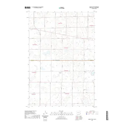 2020 Map of Claire City NE, 2020 Print