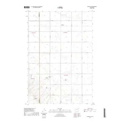 2017 Map of Claire City SW, 2017 Print