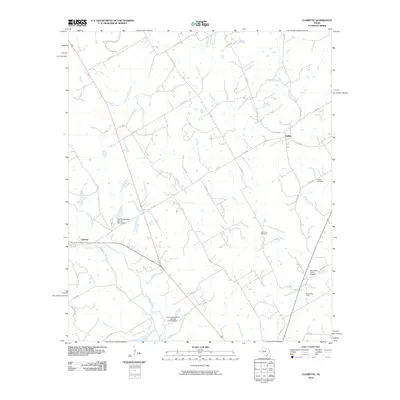 2010 Map of Clairette, 2010 Print