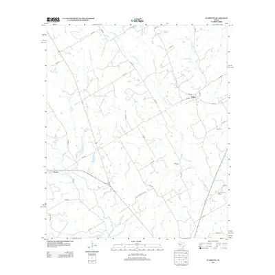 2012 Map of Clairette, 2012 Print