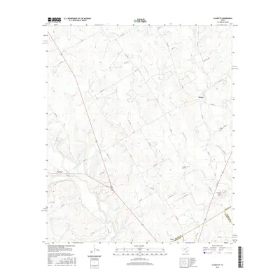 2016 Map of Clairette, 2016 Print