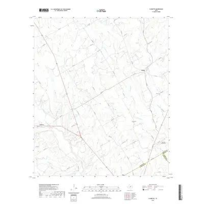 2019 Map of Clairette, 2019 Print