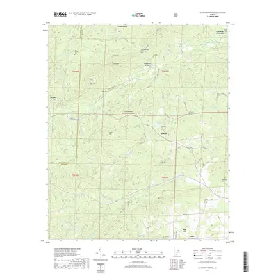 2018 Map of Clairmont Springs, 2018 Print