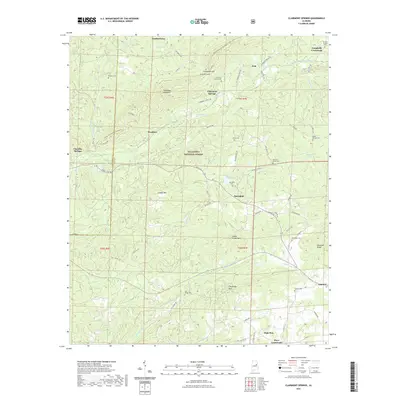 2021 Map of Clairmont Springs, 2021 Print