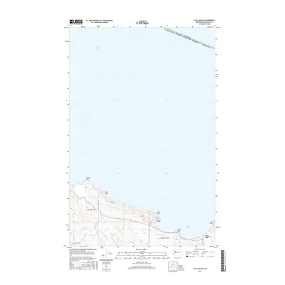 2017 Map of Clallam Bay, 2017 Print