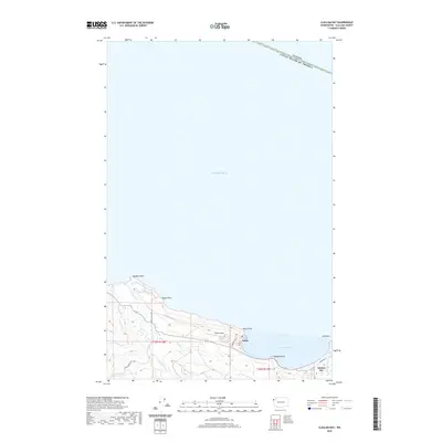 2020 Map of Clallam Bay, 2020 Print