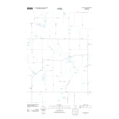 2013 Map of Clam Falls, 2013 Print