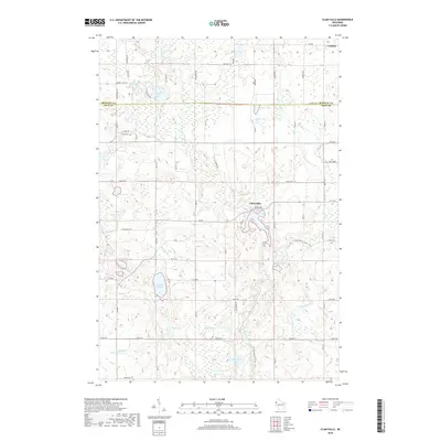 2018 Map of Clam Falls, 2018 Print