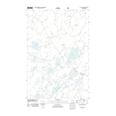 2011 Map of Clam Lake, 2011 Print