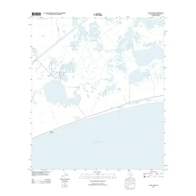 2013 Map of Clam Lake, 2013 Print