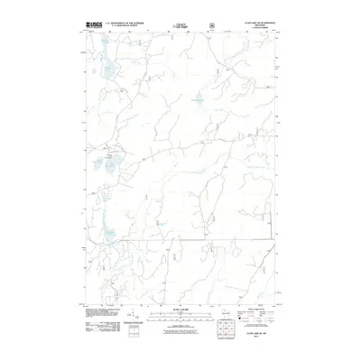 2011 Map of Clam Lake NE, 2011 Print