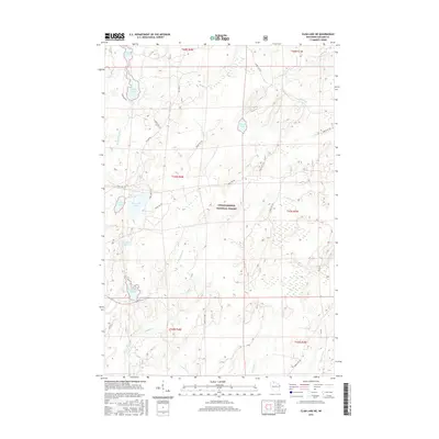 2015 Map of Clam Lake NE, 2015 Print
