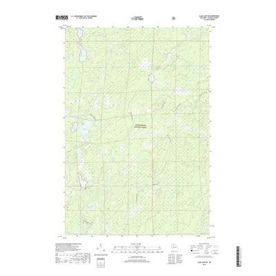 2018 Map of Clam Lake NE, 2018 Print