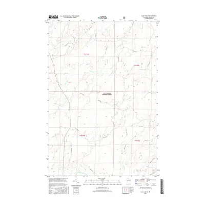 2015 Map of Clam Lake SE, 2015 Print