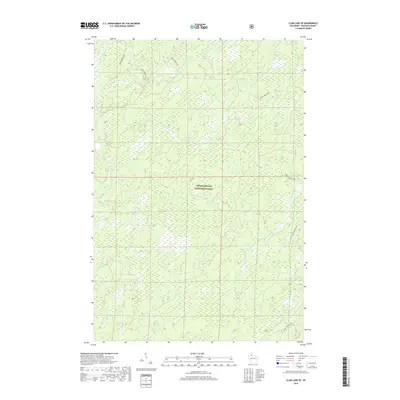 2018 Map of Clam Lake SE, 2018 Print