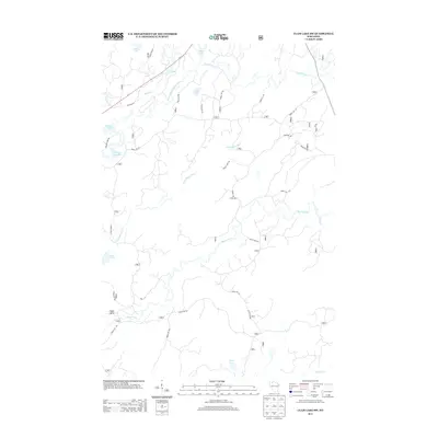 2013 Map of Clam Lake SW, 2013 Print