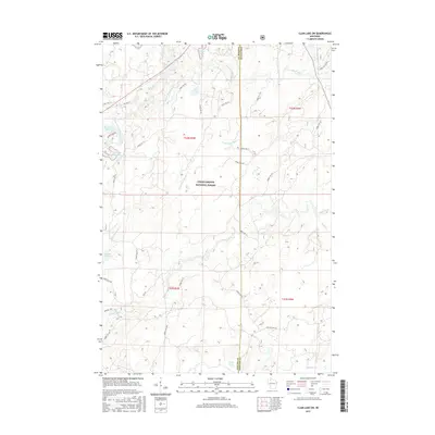 2015 Map of Clam Lake SW, 2015 Print