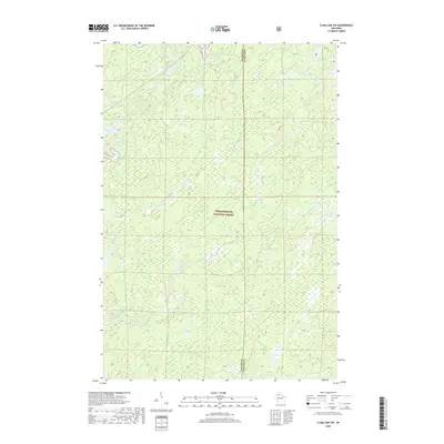 2018 Map of Clam Lake SW, 2018 Print