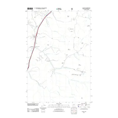 2011 Map of Clancy, 2011 Print