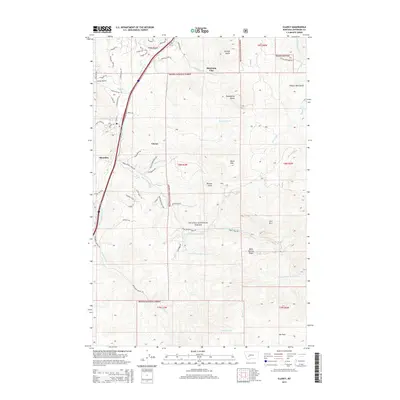 2014 Map of Clancy, 2014 Print