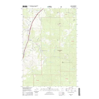 2017 Map of Clancy, 2017 Print