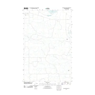 2011 Map of Clanton Coulee, 2011 Print