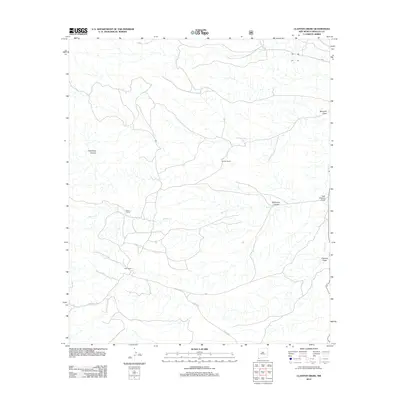 2012 Map of Clanton Draw, 2012 Print