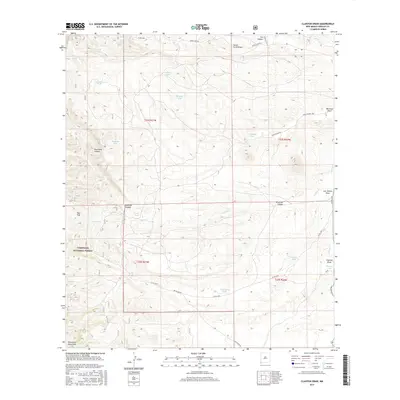 2017 Map of Clanton Draw, 2017 Print
