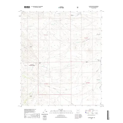2020 Map of Clanton Draw, 2020 Print