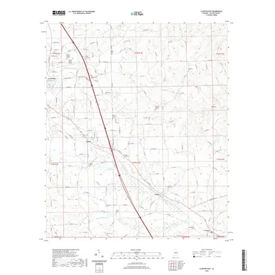 2020 Map of Clanton East, 2020 Print