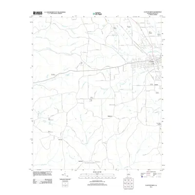2011 Map of Clanton West, 2011 Print
